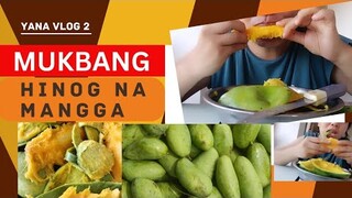 Mukbang || Mangga na Hinog