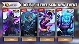 DOUBLE 11 EVENT! CLAIM FREE COLLECTOR SKIN AND EPIC SKIN! FREE SKIN! NEW EVENT | MOBILE LEGENDS 2022