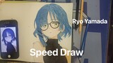 [Speed Draw] Menggambar Ryo Yamada, si penghoetank handal | Bocchi The Rock