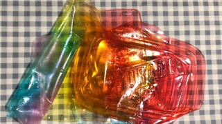 [ASMR] Unboxing rainbow color slime
