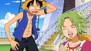 Luffy selalu menanyakan pertanyaan aneh yang sama kepada orang asing