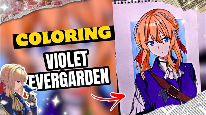 COLORING – Violet Evergarden 🍂