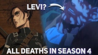 ALL Deaths in Attack on Titan Season 4