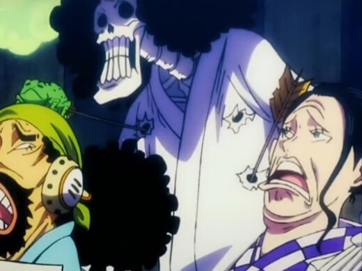 "The Straw Hat Pirates' Famous Scene"