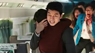 passengers struggle to survive on the train to Busan