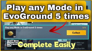 Play any Mode in EvoGround 5 times | EvoGround Theme Week