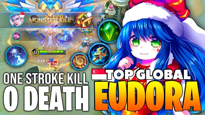 One Stroke Kill Eudora Best Build 2020 | Top Global Eudora D Î¹ e n Î± t n Î± t ~ Mobile Legends