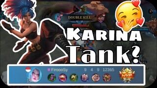 Highlight MLBB | pake Karina modal tap tap auto MVP? 😱