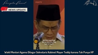 wakil Mentri Agama Ditegur