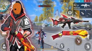 SOLO VS SQUAD PAKAI TOPENG OBITO PALING KEREN DI -FREEFIRE