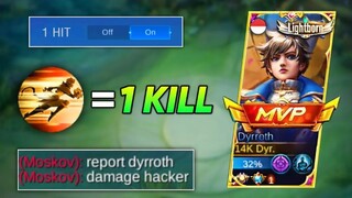 Dyrroth One Hit Build Enemy Think I'm Using Cheat🔥🔥