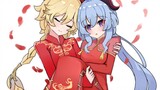 [Anime tự chế] Genshin - Năm mới kết hôn với Ganyu!