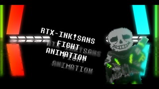 [แอนิเมชั่น] [RTX-Ink!sans0./.|] เมื่อการต่อสู้ของ INK เพิ่มการติดตามรังสี (x