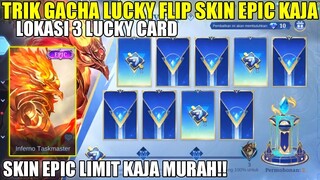 TRIK GACHA LUCKY FLIP SKIN EPIC LIMIT KAJA MURAH! POLA 3 LUCKY CARD | BUG SKIN GRATIS PRODUK BARU