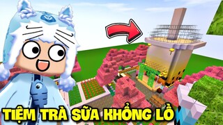 TIỆM TRÀ SỮA KHỔNG LỒ MEOWPEO THỬ THÁCH KHÁM PHÁ MAP TRÀ SỮA SIÊU XỊN TRONG MINI WORLD