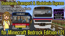 Glodelania Transport (Bus Addon) & Glodelania Express (Train Addon) for Minecraft Bedrock Edition