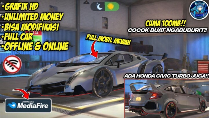 Cuma 100MB!! Game Android Racing Grafik HD Open World Offline di Android!! Bisa Multiplayer