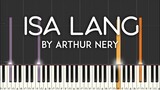 Isa Lang by Arthur Nery synthesia piano tutorial | with lyrics | free sheet music