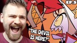 THE DADDY OF HELL??!!! | HAZBIN HOTEL - EPISODE 5 | FIRST TIME REACTION!