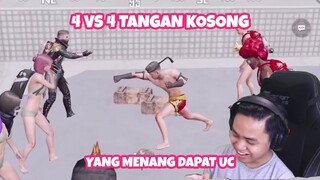 CUSTOM ROOM. BOXING 4 vs 4 TANGAN KOSONG DI KOLAM RENANG