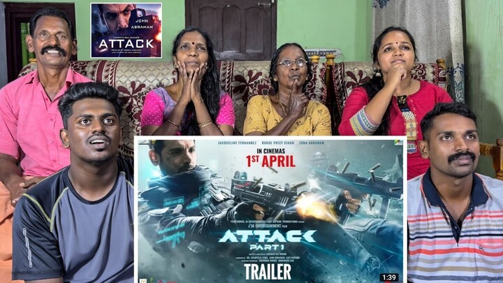 Attack | Official Trailer  FAMILY REACTION 🥵 | John A, Jacqueline F, Rakul Preet S | Lakshya Raj
