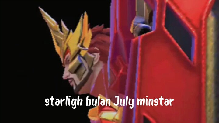 Skin Starligh bulan July minstar CRIMSON LION🔥
