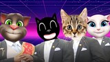 Talking Tom & Kitten & Cartoon Cat - Coffin Dance Song Astronomia ( Cover )