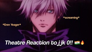 Awesome Reaction 🍿Jujutsu kaisen 0 movie in India theatre 🇮🇳😳 #jujutsukaisenreaction #jujutsukaisen