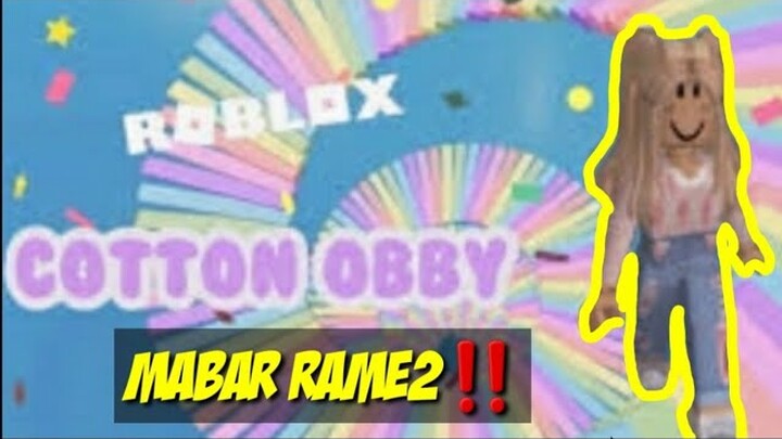 COTTON OBBY- ROBLOX‼️ MABAR RAME-RAME YUK... 😅 #Nuriaandmom