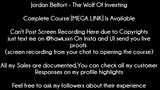 Jordan Belfort - The Wolf Of Investing course download