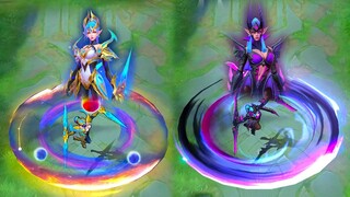 Karina Revamp Zodiac Gemini Halo VS Doom Duelist Epic Skin Comparison