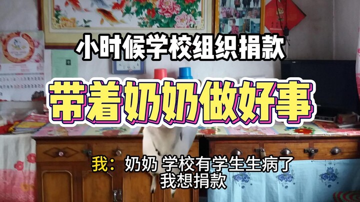 带着奶奶做好事