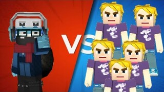 1 Pro Vs 5 Pros | Egg Wars | Blockman Go Blocky Mods