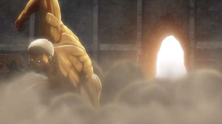 [1080P/120 frames] Attack on Titan The armored giant breaks the goal