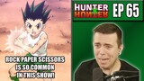 ROCK PAPER SCISSORS TECHNIQUE | Hunter x Hunter Episode 65 REACTION