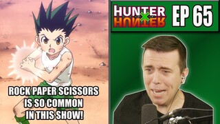 ROCK PAPER SCISSORS TECHNIQUE | Hunter x Hunter Episode 65 REACTION