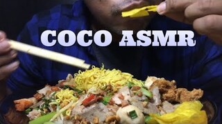 ASMR:บะหมี่แห้งต้มยำ(EATING SOUNDS)|COCO SAMUI ASMR#กินโชว์บะหมี่แห้ง