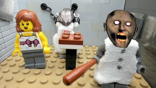 GRANNY LEGO THE HORROR GAME ANIMATION Scary Granny and Secret Room