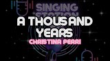 A THOUSAND YEARS - CHRISTINA PERRI | Karaoke Version