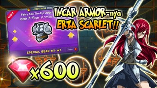 600 RUBY GACHA GEAR INCAR ERZA'S ARMOR!! 🔥🔥 LINE RANGERS: FAIRY TAIL TIE-UP EVENT (INDONESIA)