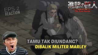 MBAH EREN !!? | Shingeki No Kyojin Final Season Eps 2 REACTION | Anime React Indo