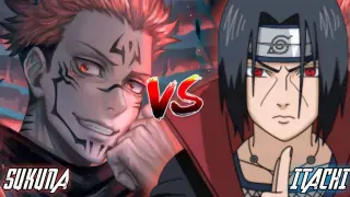 SUKUNA VS ITACHI (Anime War) FULL FIGHT HD