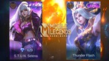 SELENA STUN VS Thunder Flash Skin Comparison | Mobile Legends