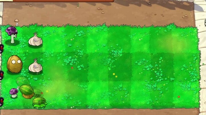 Plants vs. Zombies, but the plants you plant are completely random?