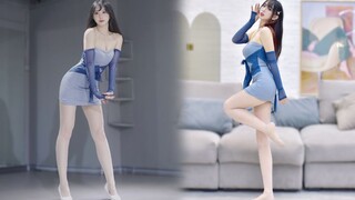 【Kelinci Ya】♥Setelan pertempuran biru muda JIO♥Layar vertikal Anda akan menyesal jika tidak menonton