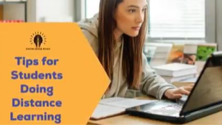 Tips for students doing distance learning | Knowledge road