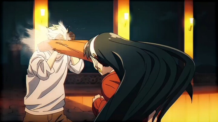 The drunk Mrs. Youel was really powerful! It's hard to imagine how painful that kick was.