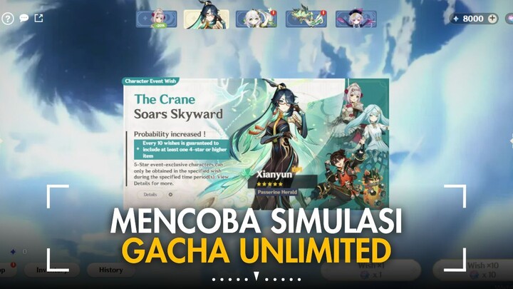 TERNYATA KEHOKIANKU MASIH BUSUK | TEST SIMULASI GACHA GENSHIN IMPACT