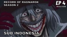 RECORD OF RAGNAROK SEASON 2 EP 4 SUB INDO FULL (REACTION + REVIEW)