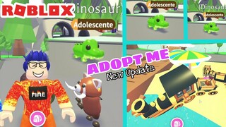 PET NYA BERUBAH JADI DINOSAURUS - ROBLOX ADDOPT ME INDONESIA NEW UPDATE